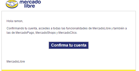 confirmar cuenta mercado libre