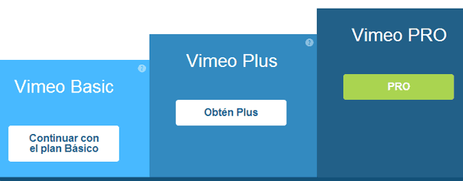 vimeo planes basico